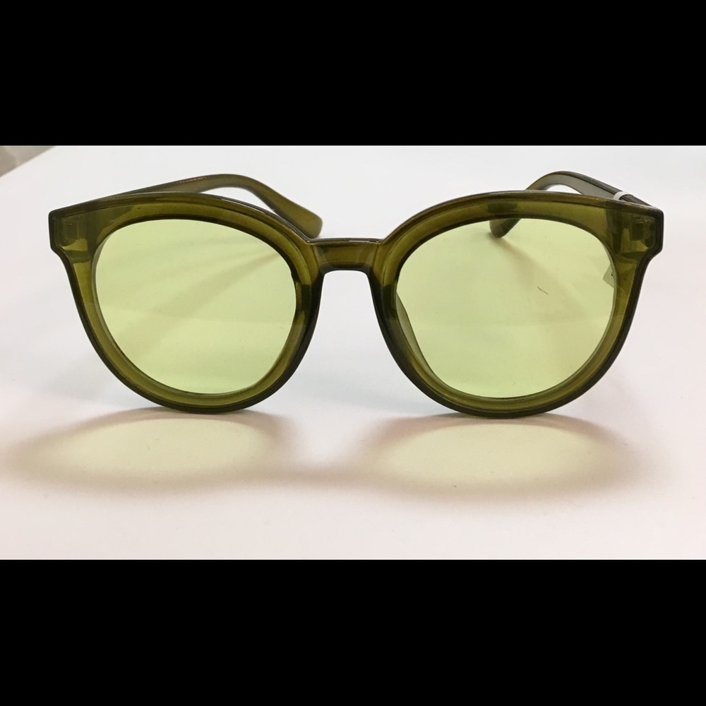 Green Lens Glasses